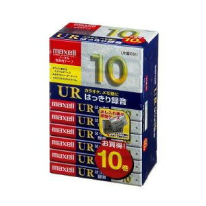maxell �I�[�f�B�I�e�[�v�A�m�[�}��/�^�C�v1�A�^������10���A10�{�p�b�N UR-10L 10P(N)