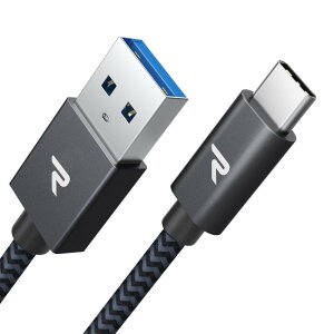 RAMPOW usb c �P�[�u���y3m/���ztypec �P�[�u�� �}���[�d QuickCharge3.0�Ή� USB3.1 Gen1�K�i iPhone17/Air/16/16e/15 �[�d Sony Xperia/Samsung/Asus Zenfon