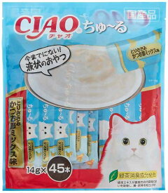 Figaro(フィガロ) CIAOちゅ~る とりささみ かつお節ミックス味 14g×45本 猫用おやつ 【】