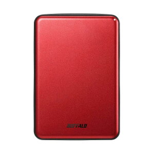 BUFFALO USB3.1(Gen.1)�Ή� �A���~�f�ޔ��^�|�[�^�u��HDD 2TB ���b�h HD-PUS2.0U3-RDD