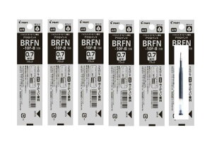 �p�C���b�g �����{�[���y���֐c �׎�0.7mm ��6�{ BRFN-10F-B 6�{�g��