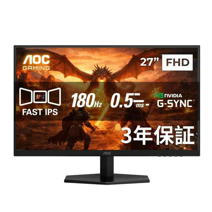 楽天市場】【 】AOC ゲーミングモニター 27G42E/11, 27.0インチ, フル 