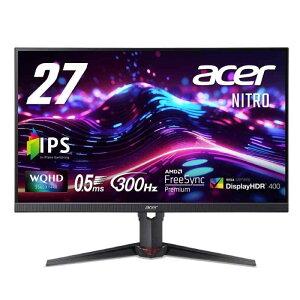 Acer Nitro Q[~Oj^[ 27C` WQHD IPS  300Hz 0.5ms sRGB 99% AMD FreeSync Premium VESA DisplayHDR 400 HDMI 2.0 DisplayPort 1.4