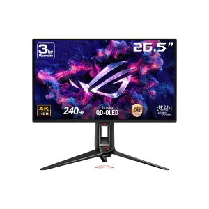 ASUS L@EL 4K Q[~Oj^[ ROG Swift OLED PG27UCDM 27C` / 4K 4ʎqhbgL@ELpl / 240Hz / 0.03ms / OLED Anti-Flicker/G-SYNCΉ/VESA D