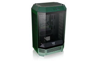 Thermaltake The Tower 300 Racing Green 3�ʋ����K���X�p�l���̗p ���p���X�^�C�� �}�C�N���^���[ Micro-ATX PC�P�[�X CA-1Y4-00SCWN-00 CS8884