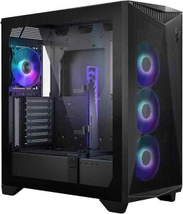 MSI MPG GUNGNIR 300R AIRFLOW GAt[݌v̗p ARGBt@ 4 EATX PCP[X MPG GUNGNIR 300R AIRFLOW CS8770 ubN