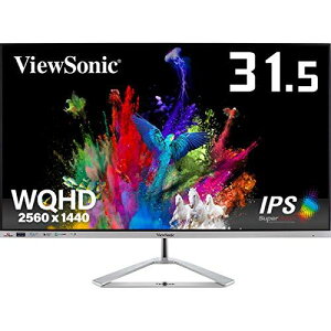 ViewSonic r[\jbNWp 31.5C` tj^[ VX3276-2K-MHD-72 (WQHD/IPS/75Hz/4ms/HDMI,DP,mini DP/HDR10/Adaptive Sync/VESA/Xs[J[/tbJ[