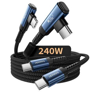 toocki USB C �P�[�u�� L�� 240W/5A �y3M+3M �u���[�zType-c L�^ PD3.1�}���[�d �f���h�~ �i�C�����҂� �A���h���C�h iPhone 17/iPhone 16/iPhone 15/Plus�AMacBook Air/P