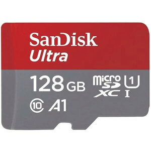 SanDisk (�T���f�B�X�N) 128GB Ultra microSDXC UHS-I �������[�J�[�h - �ő�140MB/�b C10 U1 �t��HD A1 Micro SD �J�[�h - SDSQUAB-128G-GN6MN