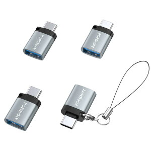 USB Type-C �ϊ��A�_�v�^ 4�Z�b�g �t���X�g���b�v�t�� | Type-C�I�X to USB A���X�ϊ� OTG�Ή� �����f�[�^�]���[�d 5Gbps iPad Android �X�}�z�Ή�