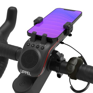 UPPEL 10-in-1 5000mAh ���]�ԗp�d�b�z���_�[ ���]�� Bluetooth �X�s�[�J�[ �X�}�z�z���_�[ �d�q�x�� �h���݌v �������T�C�N�����O  �A�E�g�h�A�p