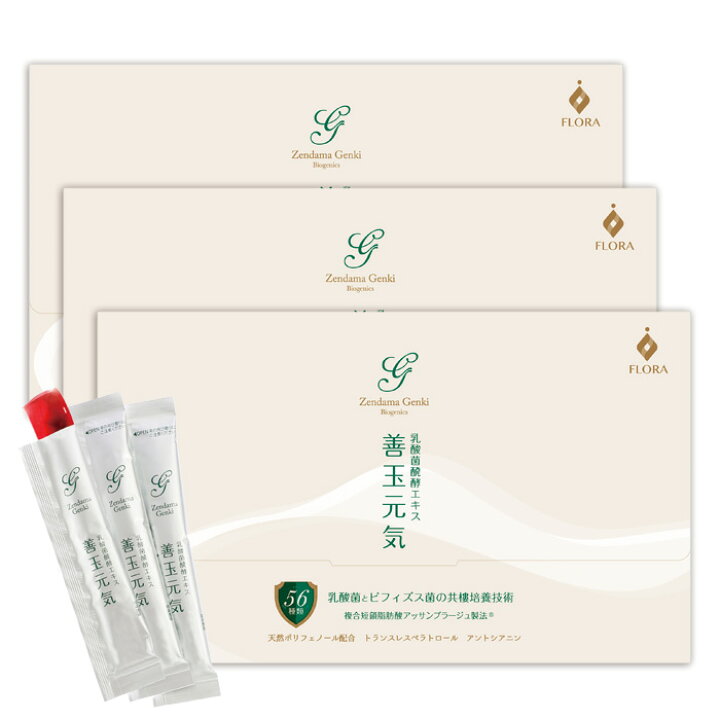楽天市場】善玉元気 乳酸菌 サプリ 約3ヶ月分 フローラ健康科学研究所 