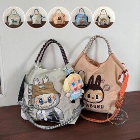 トートバッグ エコバッグ 大容量 ショッパー サブバック かわいいバッグ 刺繍 LABUBU かわいい 動物柄 刺繍 軽量 大きめ レディース アニマル キャット コードトートバッグ 手提げ 折り畳み A4 アニマル柄 犬 刺繍 トートバック ショッパー 可愛い プレゼント ギフト 母の日
