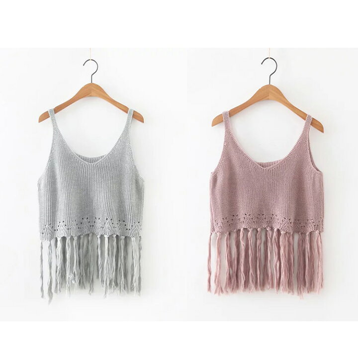 楽天市場 在庫処分セール フリンジ キャミソール レディース かぎ編み インナー トップス 春 夏 ボヘミアン コーデ リゾート 体型カバー 無地 キャミ ナチュラル かわいい 水着 おしゃれ ブラック 黒 ホワイト 白 カーキ ピンク グレー Felmer フェルマー