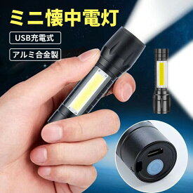 【在庫限りSALE★50％OFF】 ledライト 懐中電灯 led 強力 充電式 照明 おしゃれ かわいい 軽量 コンパクト 携帯 ポータブル 作業灯 持ち運び 防災 災害対策 アウトドア キャンプ 釣り 登山 小型 超高輝度 usb充電 ハンディライト ペンライト 明るい ミニライト 屋外 卓上