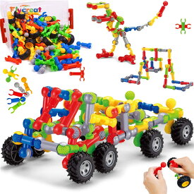 ブロック おもちゃ 約170ピース 子供 DIY 知育玩具 セット男の子 女の子 DIY はめ込み 組み立て 積み木 立体パズル 誕生日プレゼント 知育玩具 組み立ておもちゃ【海外通販】