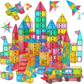 120PCS マグネットブロック 磁石 おもちゃ マグネット おもちゃ 磁気ブロック 積み木 知育玩具 知育パズル 子供 おもちゃ 磁石 立体 互換品 幾何学認知 早期開発 カラフル 小学生 女の子 男の子 子供おもちゃ 入園 贈り物 ギフト【海外通販】