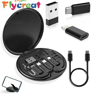 @\ P[u[{bNX 3in1 [dP[uA_v^Zbg USB-C CgjO MicroUSBΉ 60W PD}[d RpNg݌v ^ѕ֗yCOʔ́z