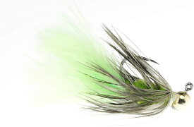 ジグラゲ チャートリュース　GoFly 純国産 管理釣り場 爆釣フェザージグ　GoFly Custom Fly　Premium Trout（プレミアムトラウト）