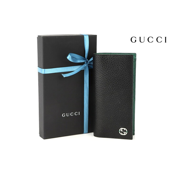 楽天市場】GUCCI グッチ 財布 メンズ 長財布 二つ折り長財布 小銭入れ 