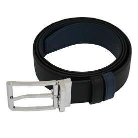 dunhill ダンヒル ベルト メンズ ブラック ネイビー リバーシブル DU24R4T19AA 001 プレゼント ギフト 卒業 入学 就職