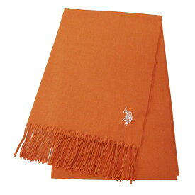 U.S.POLO ASSN ストール マフラー 2024AWモデル USPA-2015 447772 オレンジ レディース メンズ ユーエス ポロ アッスン ギフト