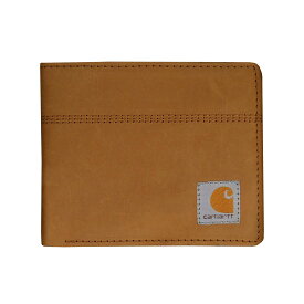 カーハート Carhartt 二つ折り財布 メンズ 財布 小銭入れ無し Saddle Leather Bifold Wallet ブラウンプレゼント ギフト