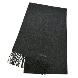 ポールスミス PAIL SMITH マフラー ラムズウール100％ プレーンウール Charcoal M1A-933D-AS04-74 ギフト プレゼント 贈答品