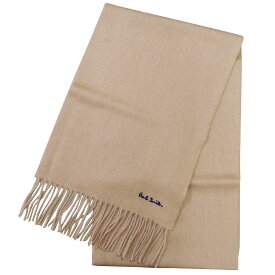 ポールスミス PAIL SMITH マフラー ラムズウール100％ プレーンウール Beige M1A-933D-AS04-62 ギフト プレゼント 贈答品