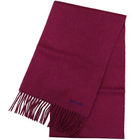 ポールスミス Paul Smith マフラー メンズ レディース M1A-933D-AS04 28 Burgundy バーガンディ 送料無料 ストール 高品質 無地 メンズ レディース ユニセックス マフラー 秋冬 ギフト