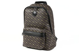 【正規品、本物】ハンティングワールド HUNTING WORLD リュック バックパック ロゴ 総柄 ブラウン ナイロン メンズ レディース 軽量 A4対応 ブランド 鞄 ギフト プレゼント