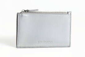 BALENCIAGA バレンシアガ フラグメントケース 785255-2AAOS-8110 カードケース コインケース シルバー 本革 レザー メンズ レディース ブランド 人気 ギフト クリスマス プレゼント