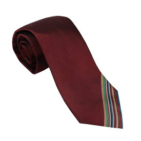 PAUL SMITH ポールスミス ネクタイ FW22 M1A-0TIE-H41104-28 BURGANDY/BORDE ワインレッド系 ストライプ ポール・スミス 人気