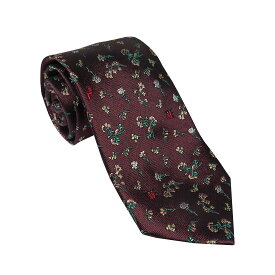 PAUL SMITH ポールスミス ネクタイ FW22 M1A-0TIE-J41192-28 BURGANDY/BORDE ワインレッド系 てんとう虫 バラ ポール・スミス 人気 高級 ブランド 男性用 メンズ おしゃれ