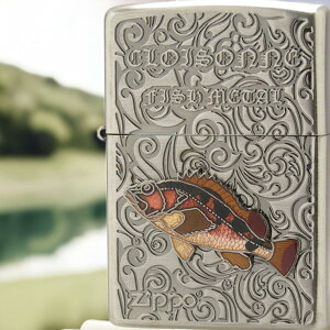 Zippo �W�b�|�[ �J�T�S ���B���e�[�W ���󃁃^�� �C���� Vintage Cloisonne fish metal Salt Water Fish AN-�J�T�S �v���[���g