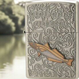 Zippo ジッポー シロギス ヴィンテージ 七宝メタル 海水魚 Vintage Cloisonne fish metal Series Salt Water Fish AN-シロギス プレゼント