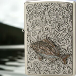 Zippo �W�b�|�[ �N���_�C ���B���e�[�W ���󃁃^�� �C���� Vintage Cloisonne fish metal Series Salt Water Fish AN-�N���_�C �v���[���g �M�t�g