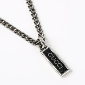 【正規品】【お買い物マラソン期間中楽天P20倍11/11日まで】グッチ GUCCI ネックレス チェーン シルバー インターロッキングG ロゴプレート メンズ レディース アクセサリー プレゼント ギフト