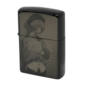 ZIPPO エヴァンゲリオン RADIO EVA レイ RADIO EVA10th ANNIVERSARY ブラックチタンコート ジッポー ライター エヴァンゲリヲン アニメ キャラクター ZIPPOライター