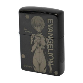 ジッポーライター 限定 Zippo エヴァンゲリヲン　新劇場版 Rei レイ EVANGELION 【 綾波レイ 】 ブラックチタン レーザー彫刻 アニメ エヴァンゲリオン