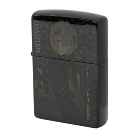 EVANGELION エヴァンゲリヲン 新劇場版 ZIPPO アヤナミ レイ（仮称）ver.2 喫煙具 ZIPPO ジッポー オイルライター 黒 ブラック チタン アニメ 綾波 レイ