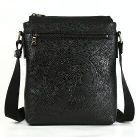 【正規品、本物】【楽天ポイント最大10倍11/11日(火)1時59分まで】ハンティングワールド ショルダーバッグ メンズ 本革 レザー 斜め掛け ブランド 人気 ブラック クロスボディ 通勤 通学 旅行 プレゼント ギフト おしゃれ 高級 HUNTING WORLD