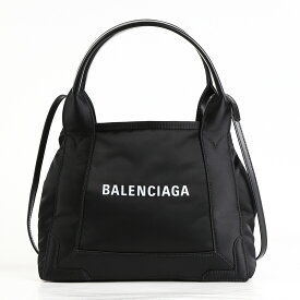 【超ポイントバッグ祭12/13〜12／15迄開催中】バレンシアガ バッグ BALENCIAGA トートバッグ NAVY カバス XS レディース ハンドバッグ ブラック 黒 キャンバス レザー ロゴ入り ギフト プレゼント 誕生日 母の日 クリスマス 人気 ブランド 正規品