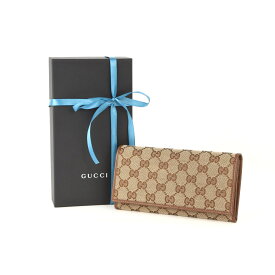 グッチ 長財布 レディース グッチ 財布 長財布 二つ折り346058GUCCI gucciファスナーGG柄キャンバスベージュブラウンレザー新品未使用品 正規品プレゼントギフトあす楽送料無料即日出荷贈り物記念日卒業祝い入学祝就職祝いブランド品高級春女性用GGぐっちラグジュアリー