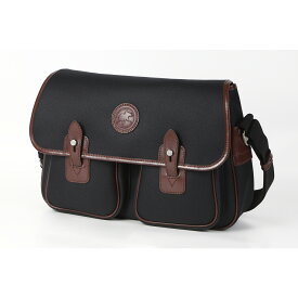 【正規品、本物】ハンティングワールド HUNTING WORLD ショルダーバッグ バチューサーパス メンズ レディース ブラック×ブラウン 斜めがけ ブランド 鞄 ギフト