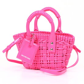 【超ポイントバッグ祭12/13〜12／15迄開催中】バレンシアガ バッグ BALENCIAGA レディース ピンク ハンドバッグ ショルダーバッグ 2WAY トートバッグ かごバッグ レザー ブランド 高級感 かわいい おしゃれ ギフト プレゼント 母の日 クリスマス 人気