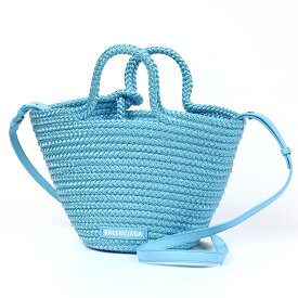 バレンシアガ バッグ BALENCIAGA レディース ハンドバッグ ショルダーバッグ ライトブルー レザー コンパクト 2WAY トート ブランド 高級感 おしゃれ ギフト プレゼント 母の日 クリスマス 人気