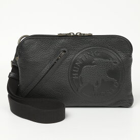 HUNTING WORLD ハンティング ワールド バッグ ハンティングワールド ショルダーバッグ 肩掛け ブラック4260 レザー 正規品