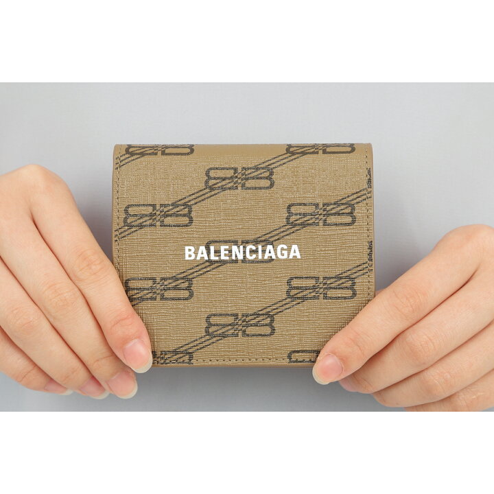 楽天市場】バレンシアガ 財布 二つ折り BALENCIAGA ミニ財布 シンプル  