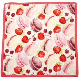 フェイラー ハンカチFEILERハンドタオル マカロン かわいい 25cm×25cm ハンカチ 肌触り 柔らかい ハンドタオル ピンク チェリー クリックポスト 新品 未使用 正規品プレゼントギフトプチタオルおすすめオシャレ子供キッズ